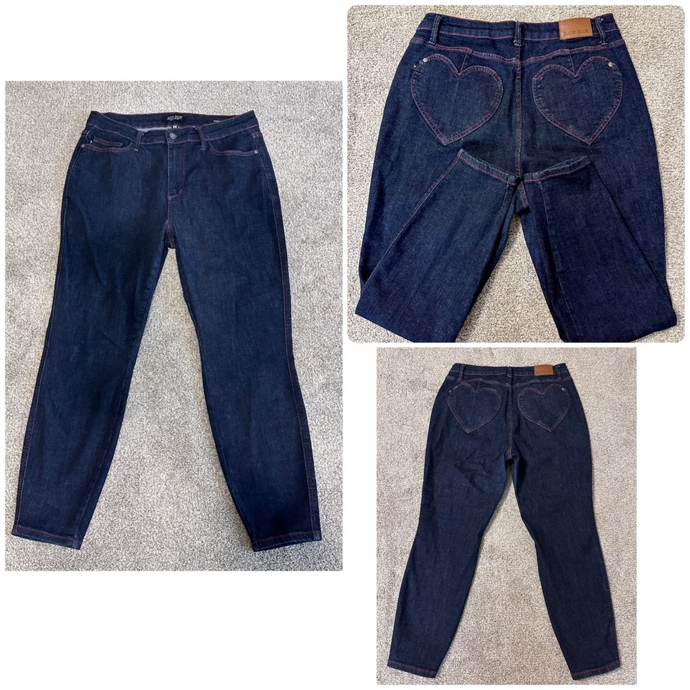 Judy Blue Skinny Fit “Heart Pocket” Jeans